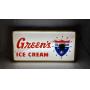 Vintage Green's Ice Cream All Star Dairies Sign