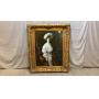 Portrait of Miss Frances Earle Framed Painting