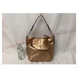 Coach Brooke Gold Sparkle Hobo Handbag