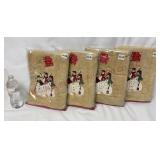 Snowman Gathering Bath Towels - 4 - New