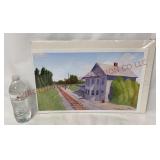 Providence Forge Train Station Art by Jack Beil