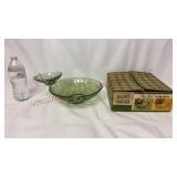 Hazelware Lyric Avocado 3-Pc Chip & Dip Set wBox