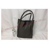 Neiman Marcus Faux Leather Oversize Tote Bag