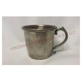 Camelot Pewter 4 oz Virginia Handled Baby Cup