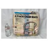 Vintage Arden Paradise 4 Stack Chair Seat Cushions