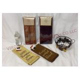 Oblong Tablecloths, Kitchen Towels & Basket - NEW