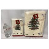 Spode Christmas Tree Hand & Bath Towel - New