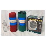 Fleece Throw Blankets & Duracraft Heater - NEW