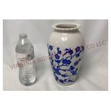 1940s Anchor Hocking Bird Cherry Blossom 9" Vase