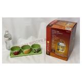 Indian Summer Condiment Set & Candle Lantern