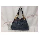 Badgley Mischka Blue Leather Handbag / Tote