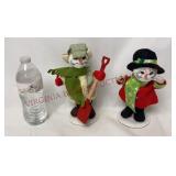 2012 & 2013 Annalee 9" Snowman / Snowmen Dolls