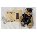 1995 Harley Davidson Cooperstown Bear w COA