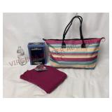 Hooded Scarf, Hanes Small Sweatshirt & Tote Bag
