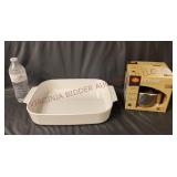 Corning Ware Open Roaster & Revere Tea Kettle