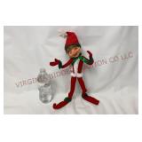 2016 Annalee Red Snowflake Elf - 14" tall
