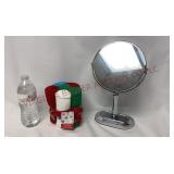 Holiday Washcloths & Magnifying Mirror - NEW