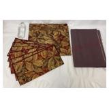 Autumn / Fall Napkins,Place Mats & Vera Tablecloth