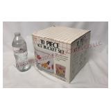 Vintage 1980s Ice Bucket Set - 10 Pieces - NOS