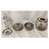Famile Rose Bowl, Chinoisere Dishes & Jar