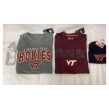 VT Virginia Tech XL Shirts & Beanie Hat - NWT