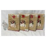 Snowman Gathering Bath Towels - 4 - New