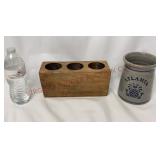 3-Cone Sugar Mold & Atlanta Stoneware Crock