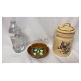 Mid Century Berkeley Ashtray & Treasure Craft Jar