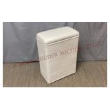 Mid Century Lamont Woven Wicker Clothes Hamper