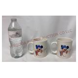 Vintage Disneyland Paris Fantasia Mugs - Pair
