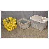 Storage Crate & Plastic Bins