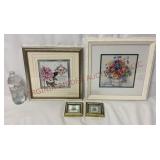 Framed Flower / Floral Wall Art - 4