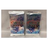 2023 Artistry Football 5 Card Pack, 2 Packs