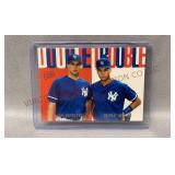 Derek Jeter Insert 1996 Fleer Double Trouble