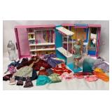 Barbie Dream Closet w Doll & Assorted Clothing
