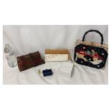 Cigar Box Purse, Clutch, Wallet & Key Charm