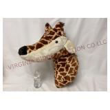 Dianne Shapiro Soft Sculpture Giraffe Wall Mount