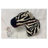 Dianne Shapiro Soft Sculpture Zebra Wall Mount