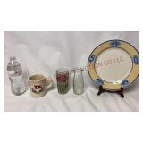 White Star Line Mug, Ohio Glass, Milk Bottle, Plat