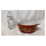 Vintage Pyrex Autumn Harvest Wheat 475-B Casserole