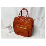 Vintage Weekender Travel Bag - Zippered w Key