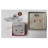 Swarovski Crystals & Minnie Mouse Earrings