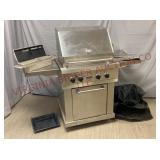 Viking 30 Inch Natural Gas Grill Smoker Rotisserie