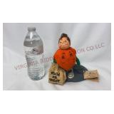 1989 Annalee Trick or Treat 7" Pumpkin Boy w Tag