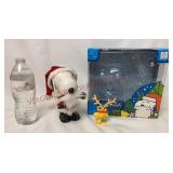 Charlie Brown Christmas Santa Snoopy Play Set