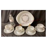 Dynaware Pyr-O-Rey Dish & Termocrist Mugs, Saucers
