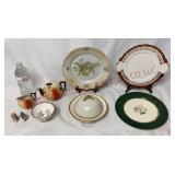 Vintage Round Butter Dish & Porcelain China