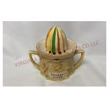 Vintage Orange Juice Reamer / Juicer - Crazed