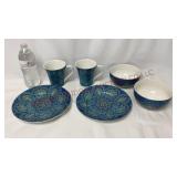 Port Townsend Opulent Blue Dinnerware - 6 pcs