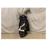 Acuity Golf Bag w Assorted Clubs & Drivers